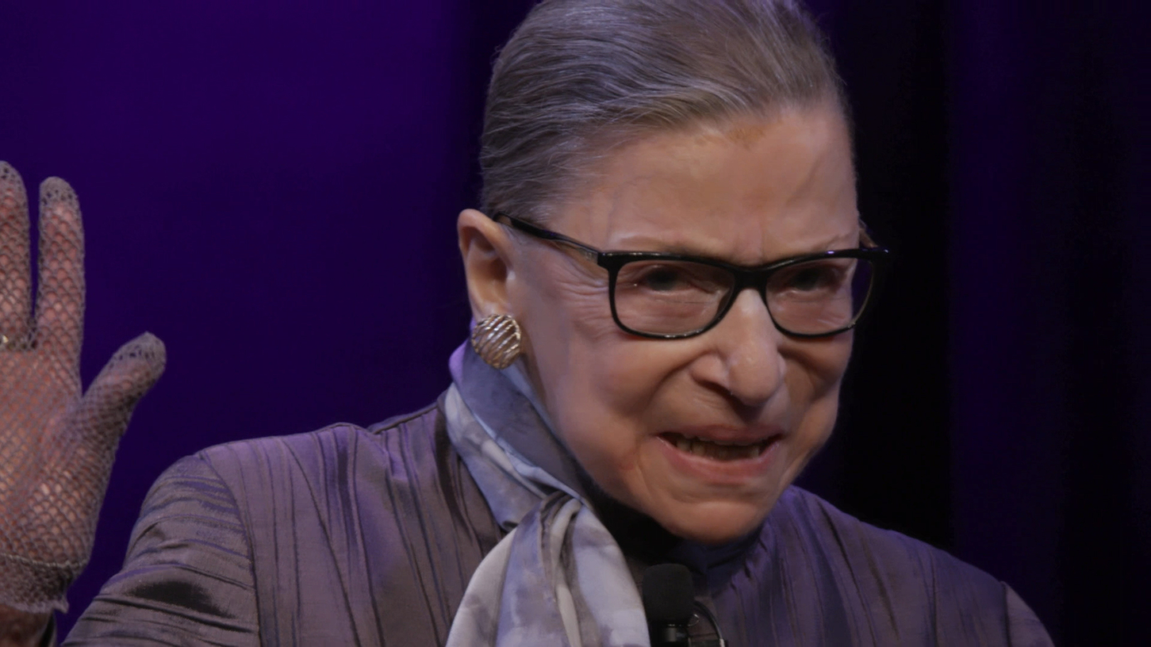 U.S. Supreme Court Justice Ruth Bader Ginsburg in RBG, directed by Betsy West and Julie Cohen. Courtesy of CNN Films.