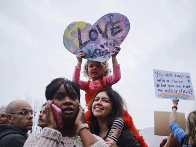 Women's march in Lexington ©Sarah Hart Landolt