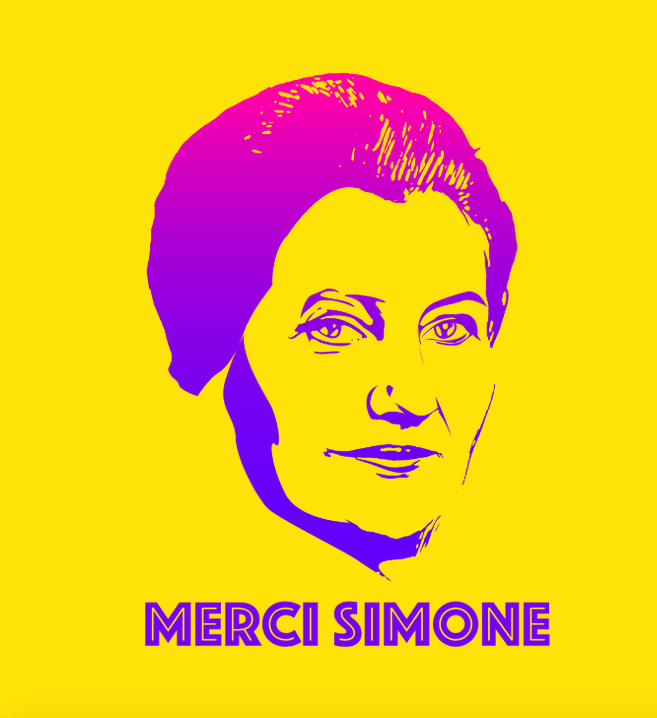 Merci Simone le collectif qui affiche Simone Veil dans Paris