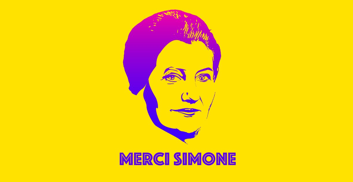 Merci Simone le collectif qui affiche Simone Veil dans Paris