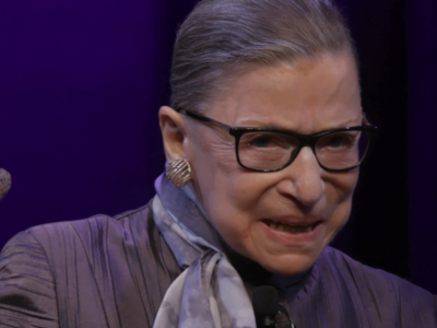 U.S. Supreme Court Justice Ruth Bader Ginsburg in RBG, directed by Betsy West and Julie Cohen. Courtesy of CNN Films.